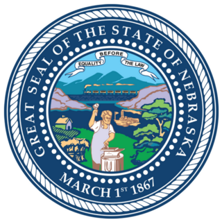 Great Seal Of The Federal State Of Nebraska Sticker