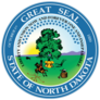 Great Seal Of The Federal State Of North Dakota Sticker