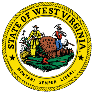 Great Seal Of The Federal State Of West Virginia Sticker