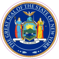 Great Seal Of The State Of New York Sticker