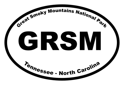 Great Smoky Mountains National Park Oval Sticker