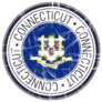 Great State Of Connecticut Postal Sticker