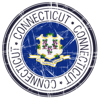 Great State Of Connecticut Postal Sticker
