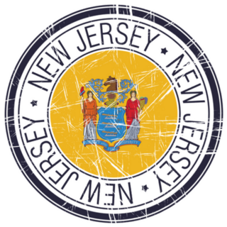 Great State Of New Jersey Postal Sticker