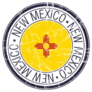 Great State Of New Mexico Postal Yellow Sticker
