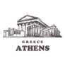 Greece Athens Sketch Skyline Sticker