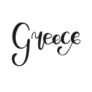 Greece Beautiful Typography Sticker
