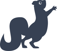 Greedy Squirrel Sticker