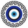 Greek Evil Eye Protection Symbol Mediterranean Sticker