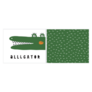 Green Alligator Illustration Sticker