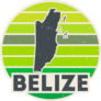 Green Belize Logo Sticker