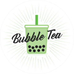 Green Bubble Tea Tapioca Boba Sticker