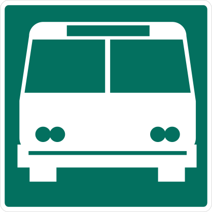 Green Bus Sticker