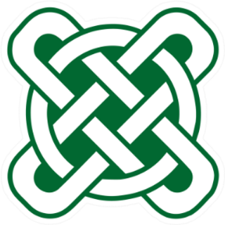 Green Celtic Knot Sticker
