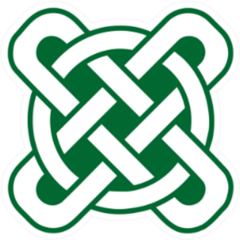 Green Celtic Knot Sticker