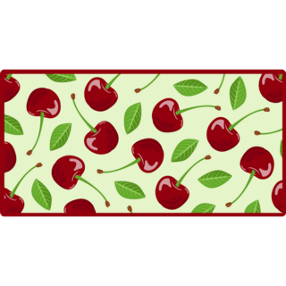 Green Cherry Pattern Sticker
