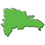 Green Dominican Republic Sticker
