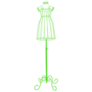 Green Dress Form Sticker 