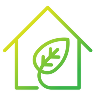 Green Eco Home Sticker