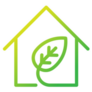 Green Eco Home Sticker