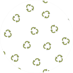 Green Eco Recycle Pattern Sticker