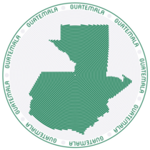 Green Guatemala Logo Sticker
