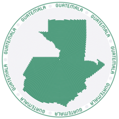 Green Guatemala Logo Sticker