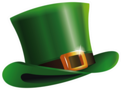 Green Leprechaun Hat Sticker