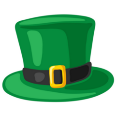 Green Leprechaun Hat Sticker