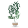 Green Tropical Indoor Palm Tree Plant Sticker