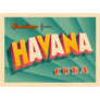Greeting Card Havana Sticker
