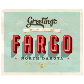 Greetings From Fargo, North Dakota Sticker