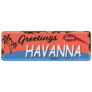 Greetings From Havana Sticker