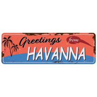 Greetings From Havana Sticker