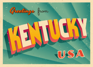 Greetings From Kentucky Sticker