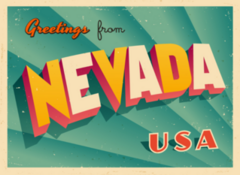 Greetings From Nevada Sticker