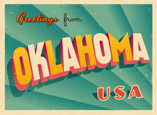 Greetings From Oklahoma Sticker