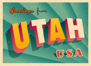 Greetings From Utah Sticker