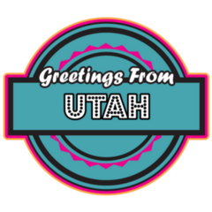 Greetings From Utah, Usa Sticker