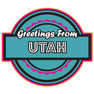 Greetings From Utah, Usa Sticker