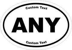 Gresham, Oregon Oval Stickers