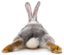 Grey Rabbit Behind Sticker