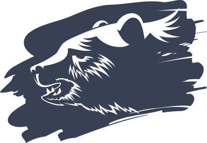 Grizzly Bear Head Sticker