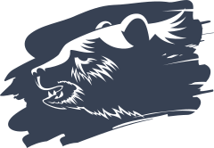 Grizzly Bear Head Sticker