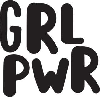 GRL PWR Sticker
