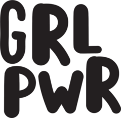GRL PWR Sticker