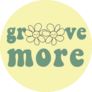 Groove More 70s Groovy Typography Sticker