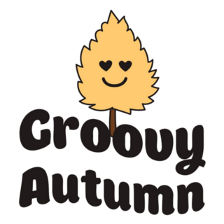 Groovy Autumn 60s Inspired Sticker 