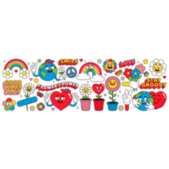 Groovy Cartoon Characters Sticker Sheet