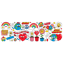 Groovy Cartoon Characters Sticker Sheet